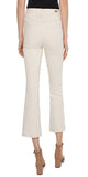 25-1/2" Inseam Mid-rise 10" Front rise; 18-1/4" Leg opening Crop flare 5-pocket styling details Zip-fly with single logo button closure Set-in waistband with belt loops Color: Sand Dune 63% Cotton, 21% Lyocell, 14% Polyester, 2% Elastane Machine Wash Cold, Wash Separately, Wash Inside Out, Only Non-Chlorine Bleach When Needed, Tumble Dry Low, Cool Iron If Needed, Or Dry Clean