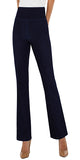27'' Inseam
Hi-rise
11-1/8" Front rise; 19" Leg opening for size 4
Pull-on flare
Pintuck detailing
No pockets
Super soft hand-feel with amazing stretch
40% Cotton, 32% Polyester, 27% Rayon, 1% Spandex
Machine Wash Cold, Wash Separately, Wash Inside Out, Only Non-Chlorine Bleach When Needed, Tumble Dry Low, Cool Iron If Needed, Or Dry Clean
Color: Indigo