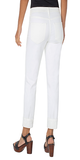 Our Marley Girlfriend is now available in WHITE! This girlfriend jean is the perfect silhouette, offering just the right amount of room from mid-thigh to the cuffed hem. Super comfortable with amazing stretch.  Mid-rise 27'' Rolled/ 30'' Inseam 9-5/8" Front rise; 13-1/4" Leg opening 5-pocket styling details Single logo button closure Belt loops Color: Bone Wht