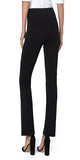 31'' Inseam Hi-rise Pull-on Clean, slimming and sophisticated silhouette Pintuck detailing No pockets Super soft hand-feel with amazing stretch Color: Black 54% Rayon, 35% Nylon, 11% Spandex Machine Wash Cold, Wash Separately, Wash Inside Out, Only Non-Chlorine Bleach When Needed, Tumble Dry Low, Cool Iron If Needed, Or Dry Clean