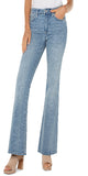 32" Inseam

Mid-rise

9-5/8" Front rise; 22" Leg opening

Classic 5-pocket styling details

Set-in waistband with belt loops

Flare
Color: Ahmanson
60% Cotton, 22% Rayon, 17% Polyester, 1% Lycra
Machine Wash Cold Inside Out Only Non-Chlorine Bleach When Needed Tumble Dry Low Cool Iron If Needed