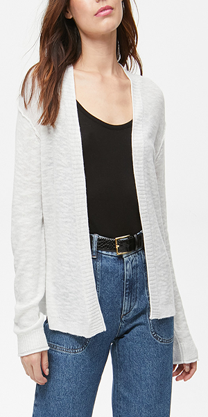 Christie Open Cardigan, Fabric: Cotton Sweaters with Pointelle: 100% Cotton Care: Hand Wash Color: White