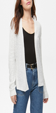 Christie Open Cardigan, Fabric: Cotton Sweaters with Pointelle: 100% Cotton Care: Hand Wash Color: White 