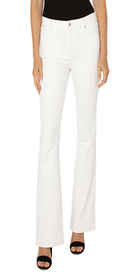 Lucy Bootcut 32ins, Color: Bone White Fabric Content: 69.9% COTTON 23.5% MODAL 5% T400 1.4% LYCRA Care: Machine Wash Cold, Wash Separately, Wash Inside Out, Do Not Bleach, Tumble Dry Low, Cool Iron If Needed, Or Dry Clean